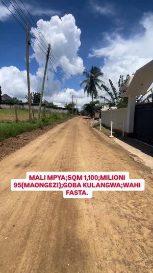 Residential Plot for Sale in Goba Kulangwa, Dar Es Salaam (1100 sqm)