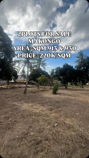 Plot for sale in Makongo Mwisho, Dar Es Salaam sqm 913 Plot for sale in Makongo Mwisho, Dar Es Salaam sqm 913
