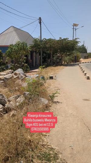 Kiwanja kinauzwa Buhila Buswelu, Mwanza (401 sqm)