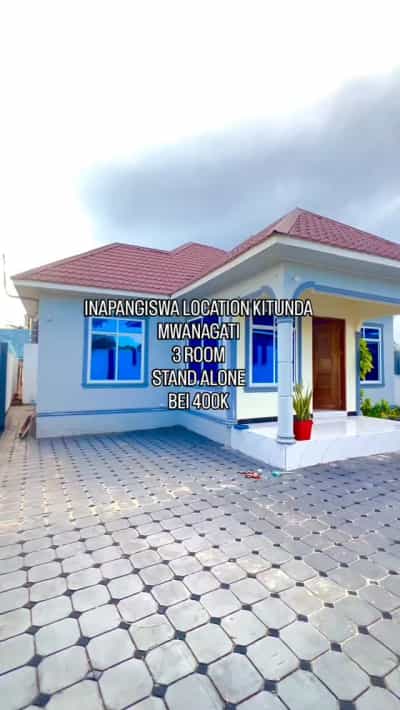 Nyumba ya vyumba vitatu inapangishwa Kitunda Mwanagati, Dar Es Salaam
