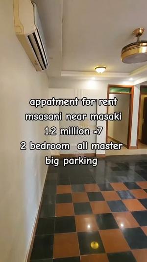 Apartment ya vyumba viwili inapangishwa Msasani, Dar Es Salaam