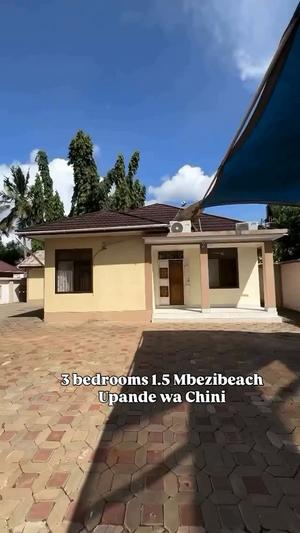 Nyumba ya vyumba vitatu inapangishwa Mbezi Beach, Dar Es Salaam