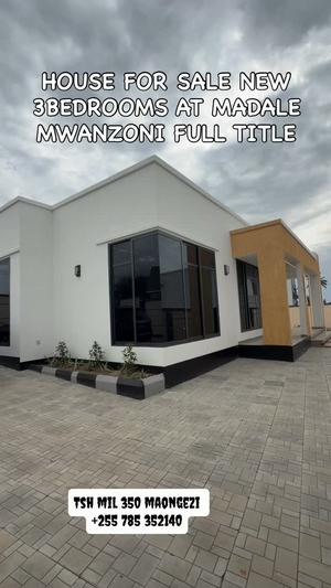 3 Bedrooms House for Sale in Madale, Dar Es Salaam (600 sqm) 3 Bedrooms House for Sale in Madale, Dar Es Salaam (600 sqm)