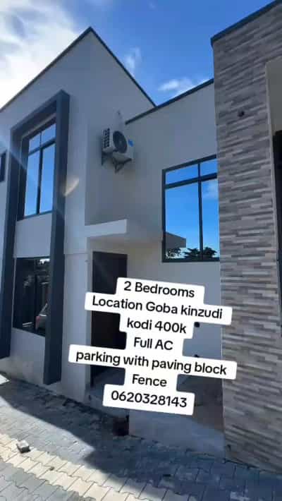 Apartment ya vyumba viwili inapangishwa Goba Kinzudi, Dar Es Salaam Apartment ya vyumba viwili inapangishwa Goba Kinzudi, Dar Es Salaam