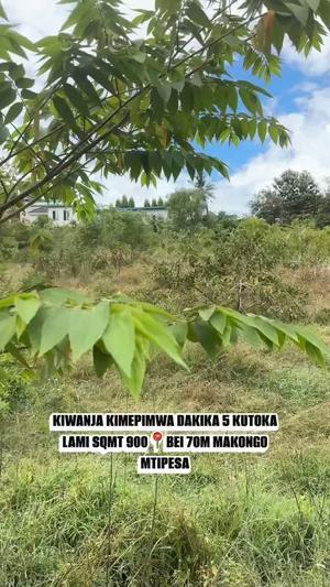 Plot for sale in Makongo Mtipesa, Dar Es Salaam sqm 945 Plot for sale in Makongo Mtipesa, Dar Es Salaam sqm 945