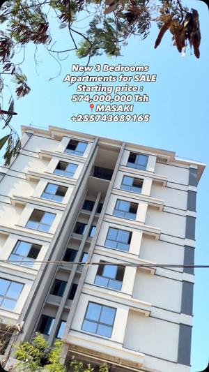 Apartments zinauzwa Masaki, Dar Es Salaam