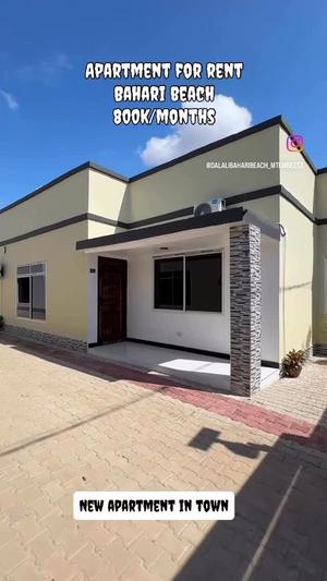 Nyumba/Apartment ya vyumba viwili inapangishwa Bahari Beach, Dar Es Salaam Nyumba/Apartment ya vyumba viwili inapangishwa Bahari Beach, Dar Es Salaam