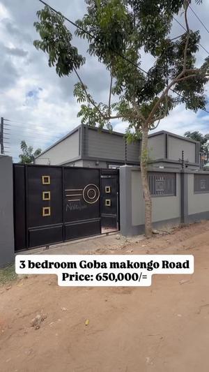 Apartment ya vyumba vitatu inapangishwa Goba Makongo, Dar Es Salaam Apartment ya vyumba vitatu inapangishwa Goba Makongo, Dar Es Salaam