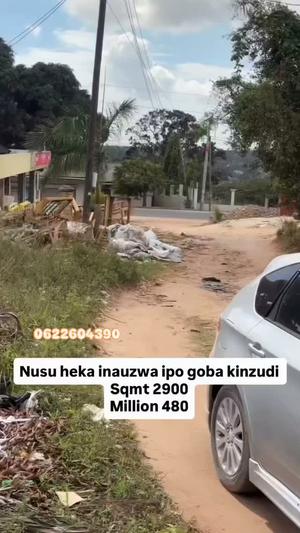 Kiwanja kinauzwa Goba Kinzudi, Dar Es Salaam sqm 2900 Kiwanja kinauzwa Goba Kinzudi, Dar Es Salaam sqm 2900