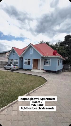 Apartment ya vyumba viwili inapangishwa Mbezi Beach Makonde, Dar Es Salaam