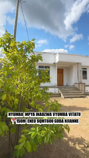 Nyumba ya vyumba vitatu inauzwa Goba Njianne Madale, Dar Es Salaam (600 sqm) Nyumba ya vyumba vitatu inauzwa Goba Njianne Madale, Dar Es Salaam (600 sqm)