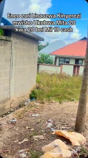 Residential Plot for Sale in Kinyerezi Mwisho, Dar Es Salaam (400 sqm) Residential Plot for Sale in Kinyerezi Mwisho, Dar Es Salaam (400 sqm)