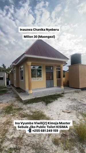 Nyumba ya vyumba viwili inauzwa Chamazi, Dar Es Salaam