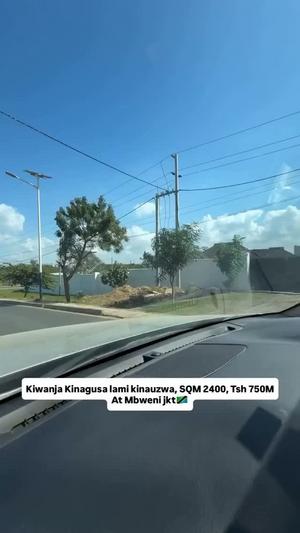 Kiwanja kinauzwa Mbeweni Jkt, Dar Es Salaam (2400 sqm) Kiwanja kinauzwa Mbeweni Jkt, Dar Es Salaam (2400 sqm)
