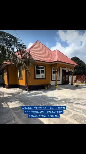 Nyumba ya vyumba vitatu inauzwa Kigamboni Kibada Mwela, Dar Es Salaam