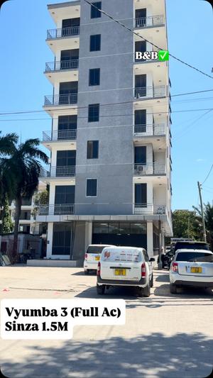 Apartment ya vyumba vitatu inapangishwa Sinza, Dar Es Salaam