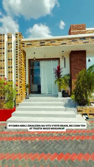 Nyumba ya vyumba vitatu inauzwa Wazo Msigani, Dar Es Salaam (600 sqm)