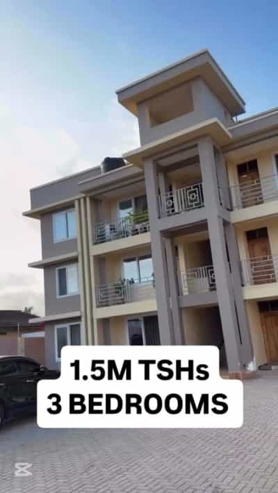 Apartment ya vyumba vitatu inapangishwa Mbezi beach rainbow, Dar Es Salaam