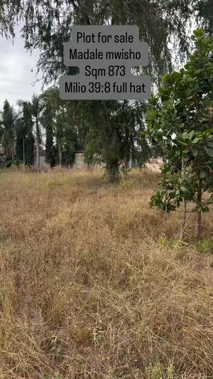 Kiwanja kinauzwa Madale Mwisho, Dar Es Salaam (873 sqm) Kiwanja kinauzwa Madale Mwisho, Dar Es Salaam (873 sqm)