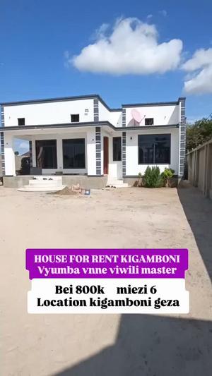 Nyumba ya vyumba vinne inapangishwa Kigamboni Geza, Dar Es Salaam Nyumba ya vyumba vinne inapangishwa Kigamboni Geza, Dar Es Salaam