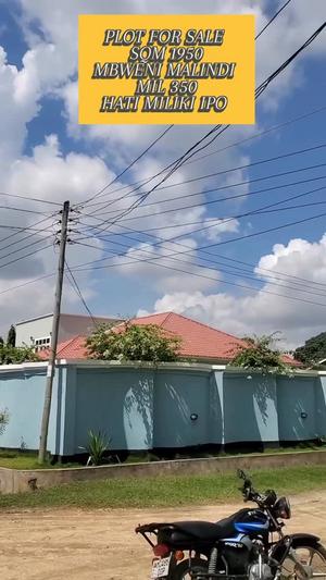 Kiwanja kinauzwa Mbweni Malindi, Dar Es Salaam sqm 1950 Kiwanja kinauzwa Mbweni Malindi, Dar Es Salaam sqm 1950