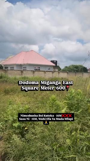 Kiwanja kinauzwa Miganga East, Dodoma sqm 600