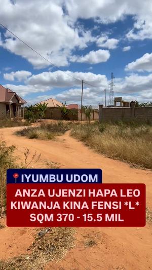 Kiwanja kinauzwa Iyumbu Udom, Dodoma (370 sqm) Kiwanja kinauzwa Iyumbu Udom, Dodoma (370 sqm)