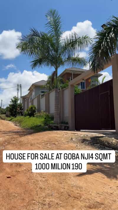 Nyumba ya vyumba vitano inauzwa Goba Njia Nne, Dar Es Salaam (190 sqm)