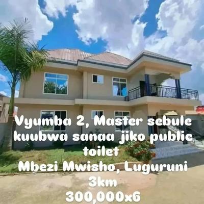 Nyumba ya vyumba viwili inapangishwa Mbezi Mwisho Luguruni, Dar Es Salaam Nyumba ya vyumba viwili inapangishwa Mbezi Mwisho Luguruni, Dar Es Salaam