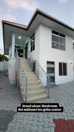 Nyumba ya vyumba vitatu inapangishwa Goba Center, Dar Es Salaam