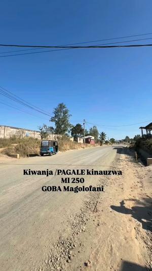 Kiwanja kinauzwa Goba Magholofani, Dar Es Salaam sqm 891 Kiwanja kinauzwa Goba Magholofani, Dar Es Salaam sqm 891