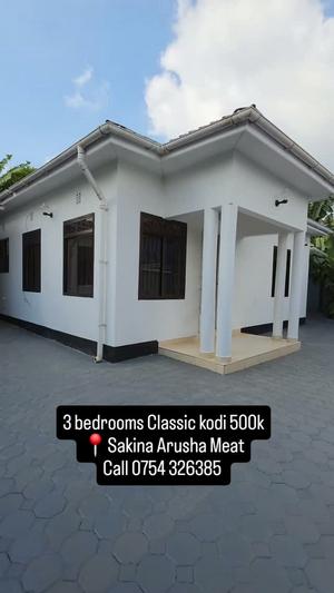 Nyumba ya vyumba vitatu inapangishwa Sakina, Arusha