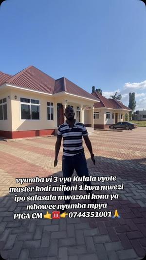 Nyumba ya vyumba vitatu inapangishwa Salasala, Dar Es Salaam Nyumba ya vyumba vitatu inapangishwa Salasala, Dar Es Salaam