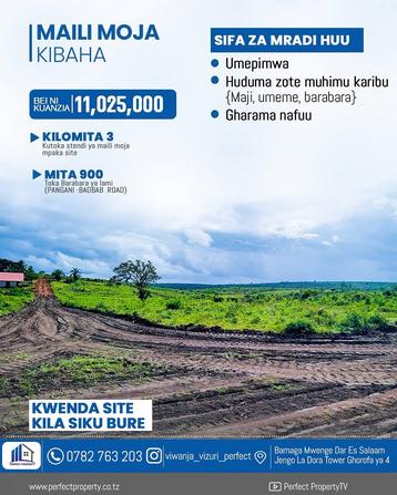 Viwanja vinauzwa Kibaha Maili Moja (Pangani), Pwani