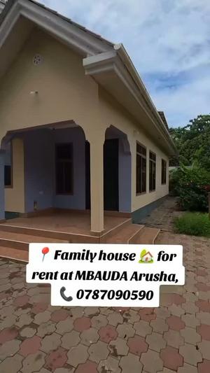Nyumba ya vyumba vitatu inapangishwa Mbauda, Arusha Nyumba ya vyumba vitatu inapangishwa Mbauda, Arusha