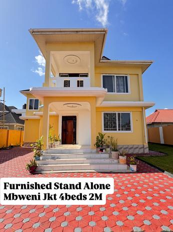 Nyumba (Furnished) ya vyumba vinne inapangishwa Mbweni Jkt, Dar Es Salaam