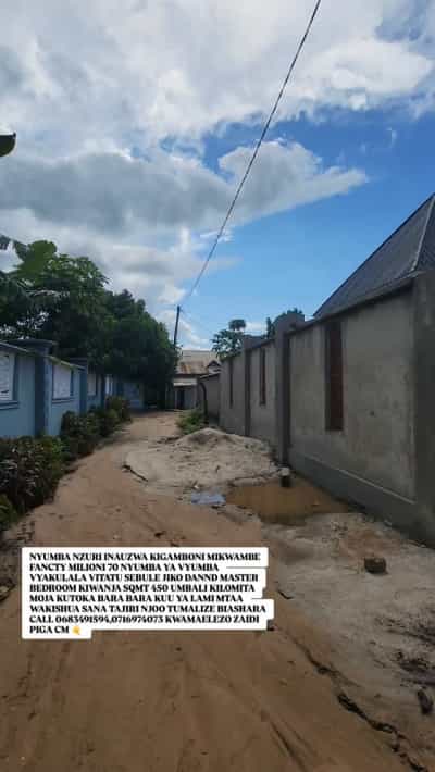 Nyumba ya vyumba vitatu inauzwa Kigamboni Mikwambe, Dar Es Salaam (450 sqm)