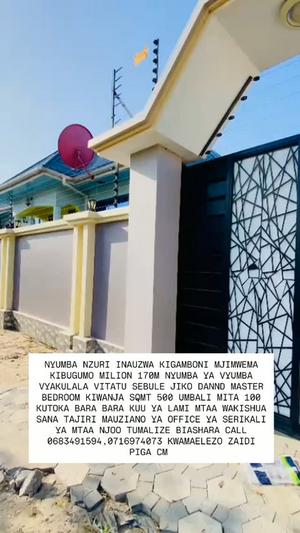 Nyumba ya vyumba vitatu inauzwa Mjimwema Kibugumo, Dar Es Salaam (500 sqm)