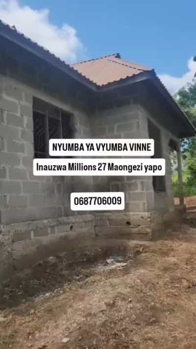 Nyumba ya vyumba vinne inauzwa Madale Mwisho, Dar Es Salaam (700 sqm)