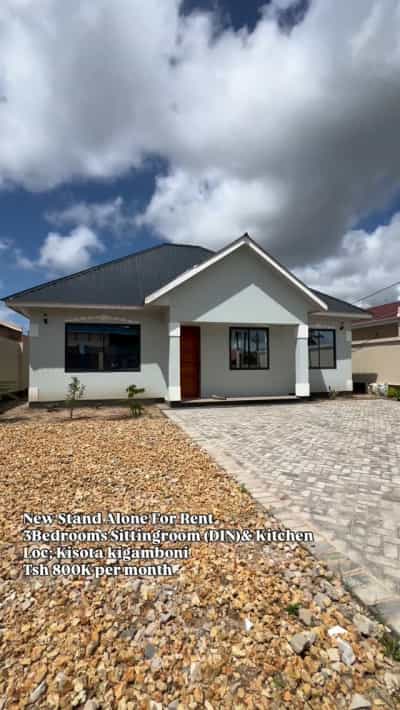 Nyumba ya vyumba vitatu inapangishwa Dar Es Salaam