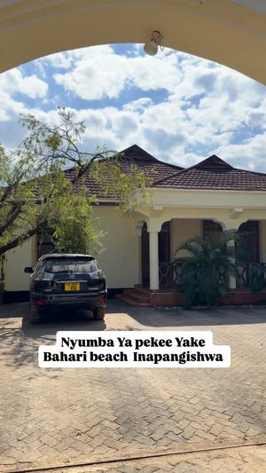 Nyumba ya vyumba vitatu inapangishwa Bahari Beach, Dar Es Salaam