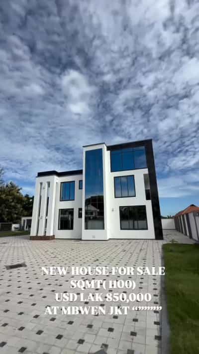 Nyumba ya vyumba 6 inauzwa Mbweni Jkt, Dar Es Salaam (1100 sqm)