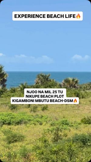 Beach Plots for Sale in Mbutu Beach, Kigamboni, Dar Es Salaam (500 sqm)