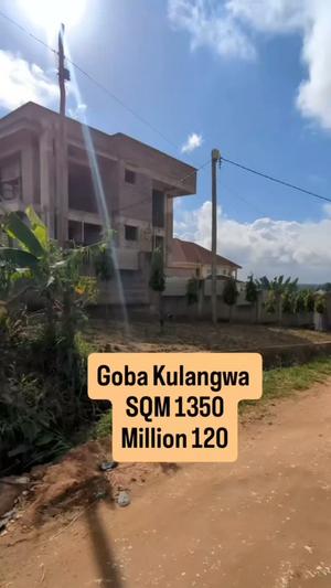 Residential Plot for Sale in Goba Kulangwa, Dar Es Salaam (1350 sqm)