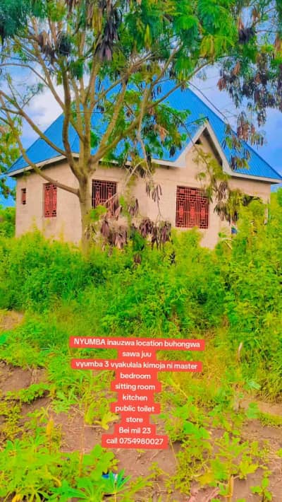 Nyumba ya vyumba vitatu inauzwa Buhongwa, Mwanza Nyumba ya vyumba vitatu inauzwa Buhongwa, Mwanza