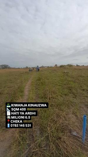 Kiwanja kinauzwa Kigamboni Cheka, Dar Es Salaam sqm 400 Kiwanja kinauzwa Kigamboni Cheka, Dar Es Salaam sqm 400