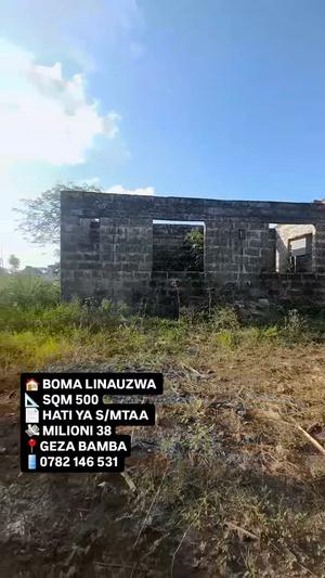 Nyumba ya vyumba 6 inauzwa Kigamboni Geza Bamba, Dar Es Salaam (500 sqm)