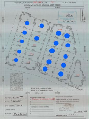Viwanja vinauzwa Kiluvya, Pwani (400 sqm)