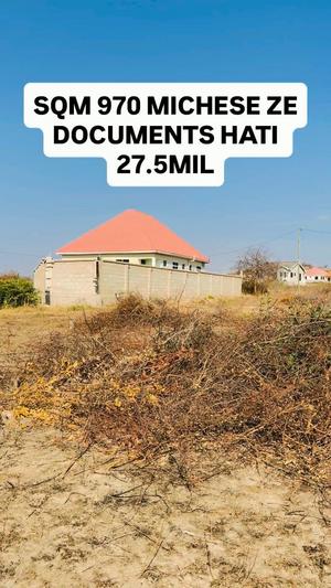 Plot for sale in Michese Ze, Dodoma sqm 970 Plot for sale in Michese Ze, Dodoma sqm 970