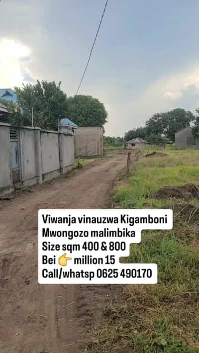 Kiwanja kinauzwa Kigamboni Mwongozo, Dar Es Salaam (400 sqm)